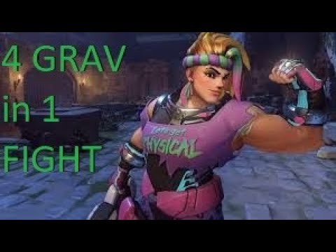 Kafeeeeee Rank 1 zarya | 4 gravs IN 1 fight