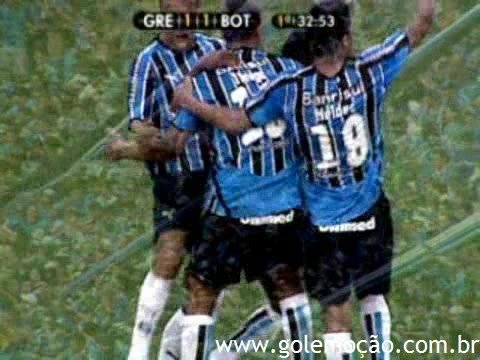 GOL Emoção: Gremio 2 x 1 Botafogo - Radio Globo - Brasileiro 2008 28ª rodada