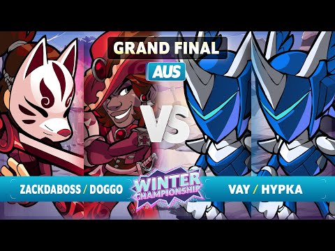 Zackdaboss & Doggo vs. Vay & Hypka - GRAND FINAL - AUS - Brawlhalla Winter Championship 2023