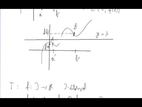 Properties of continuous functions. Darboux's property (11th grade)