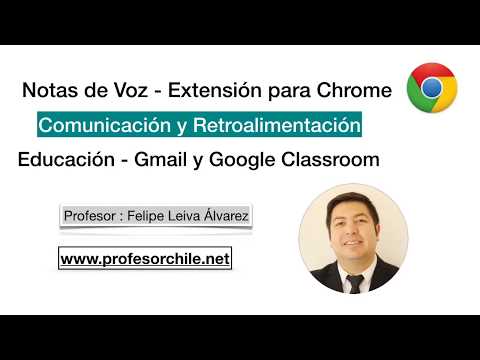 Talk and Comment - Notas de Voz - Extensión Google Chrome - Gmail y Google Classroom - Educación