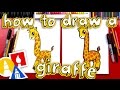 How To Draw A Cartoon Giraffe
