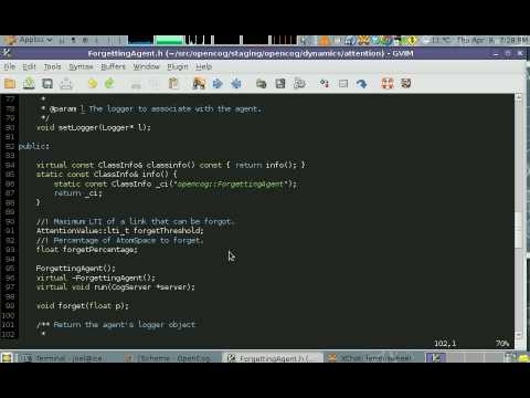 OpenCog ECAN tutorial #4 - The ForgettingAgent