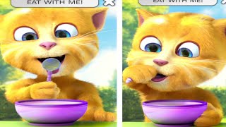 Talking Ginger Eating