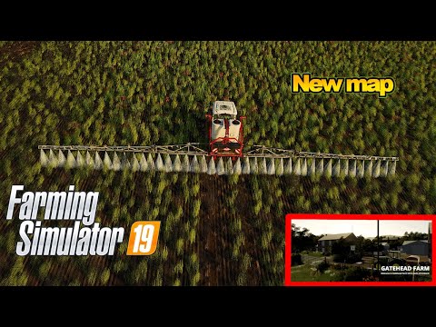 Fertilizing BIG | Farming Simulator 19 Time lapse  EP#4 | GATEHEAD FARM