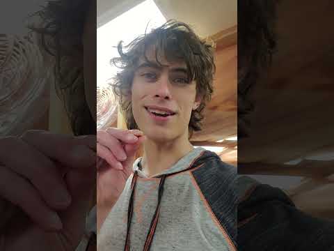 crushing a penny with my fingers