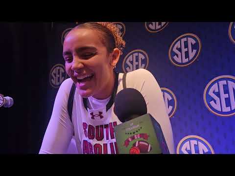 Tessa Johnson G South Carolina SEC 🏀 Media Days 10.14.25 