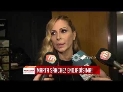 ¡Marta Sánchez enojadísima se fue del Bailando!
