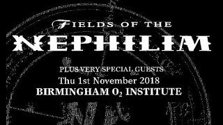 FIELDS OF THE NEPHILIM - chord of souls - Birmingham - 01.11.2018