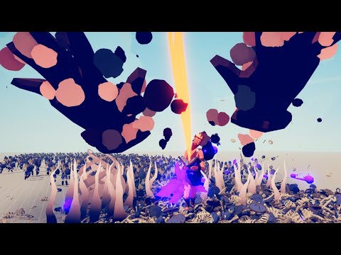 NEW HADES and CERBERUS vs 1000 Skeletons and 300 Spartans TABS Mod Totally Accurate Battle Simulator