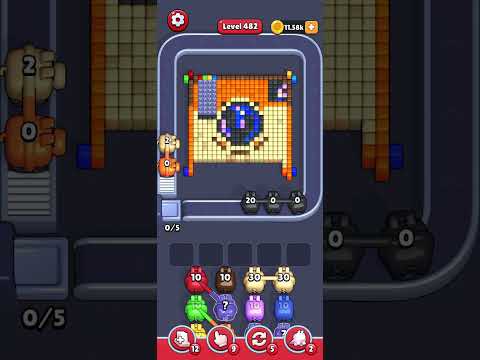 Pixel Flow Level 482 Walkthrough