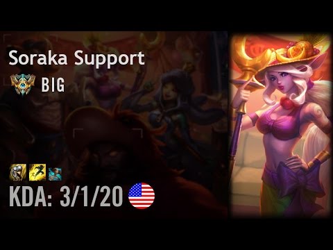 Soraka Support vs Karma - BIG - NA Challenger Patch 6.15