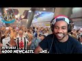 AMERICAN REACTS TO 4000 NEWCASTLE FANS IN MILANO | AC Milan vs Newcastle United