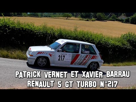 Rallye des Vins Mâcon 2022 - Renault 5 GT Turbo N°217 - Patrick VERNET et Xavier BARRAU