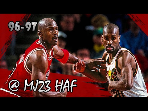 Michael Jordan Highlights vs Sonics (1997.02.02) - 45pts, Half-Court Buzzer Beater!