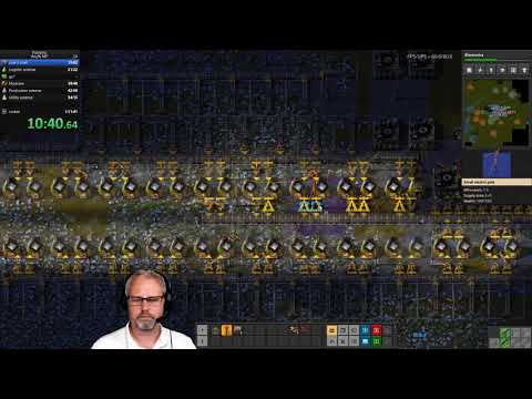 Factorio 0.18 Any% Multiplayer Speedrun Former WR 1:08:01