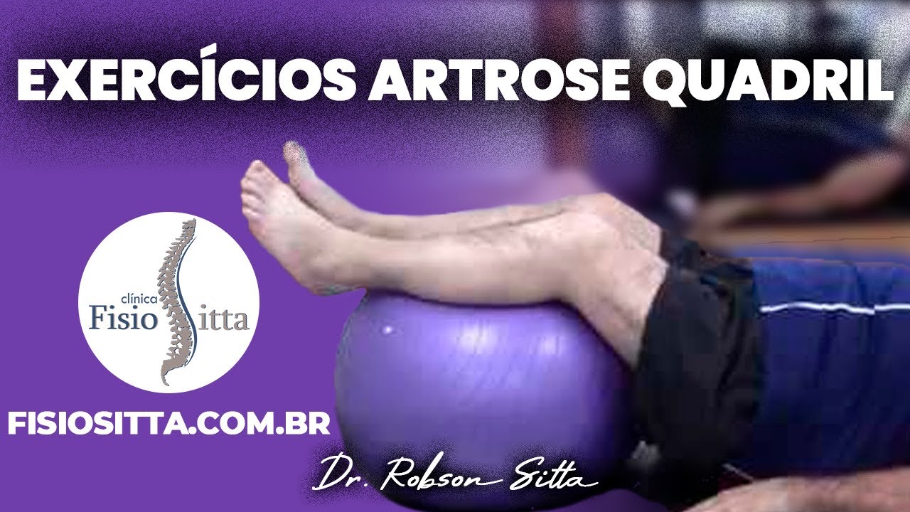 EXERCÍCIOS ARTROSE do QUADRIL FORTALECIMENTO MUSCULAR - Clínica de Fisioterapia Dr. Robson Sitta