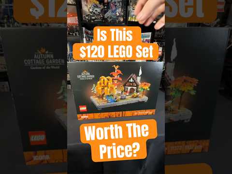 Is This $120 LEGO Set Worth It? (Autumn Cottage Garden 11372 Review) #gifted #rlfm #11372