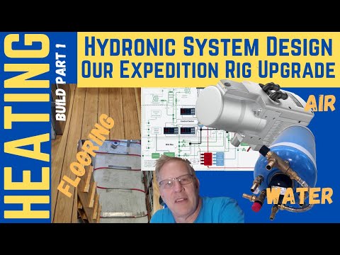 DESIGN: DIY Truck Camper Van Build Hydronic Heating | Air Water Floor Tanks