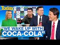 Aussie hosts bizarre reaction to Ronaldo’s Coca-Cola stunt | Today Show Australia