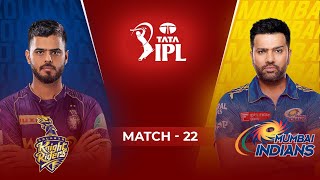 🔴 Live: MI Vs KKR, Match 22, Mumbai | IPL Live Scores & Commentary | IPL LIVE 2023 Match Today