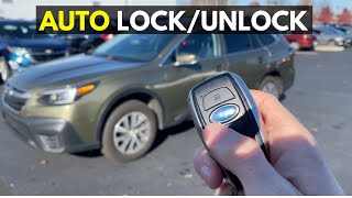 Subaru Auto Door Lock/Unlock on Subaru Outback/Legacy