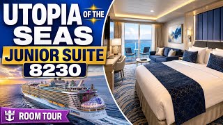 Utopia of the Seas Junior Suite 8230 Room Tour | Family of 5 Cruise Cabin Review