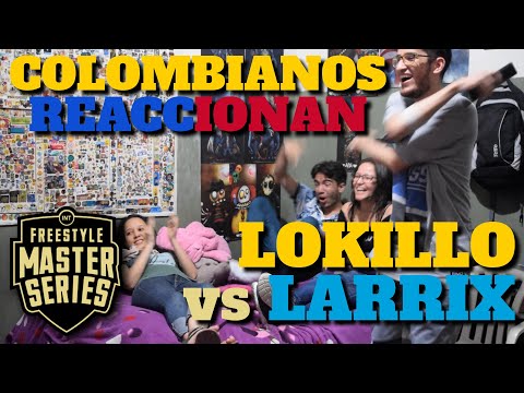 🔴 "La GENTE QUIERE REGGAE" - COLOMBIANOS REACCIONAN a LOKILLO vs LARRIX [FMS INTERNACIONAL J2] 🔴