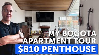 Living in Luxury: Bogotá Penthouse Tour for Just $810/Month!