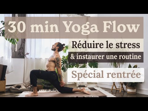30 min Back-to-School Yoga Flow | To Reduce Stress and Establish a Routine
