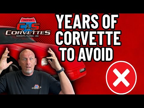 The Years Of Corvette I WOULD AVOID