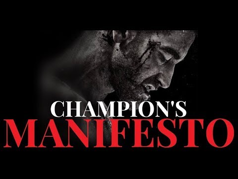 THE CHAMPION'S MANIFESTO Feat. Billy Alsbrooks (New Powerful Motivational Video Compilation)