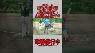 1人制 球審 ランナー無し 後ろから見た自分の姿を改めて確認  #野球  #草野球  #審判 #球審