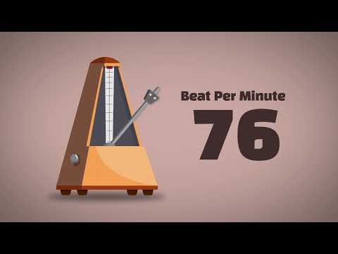 76 BPM Metronome [1Hour]