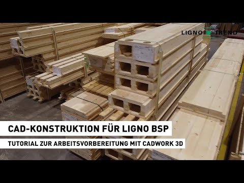 Tutorial: Arbeitsvorbereitung für LIGNO BSP mit Cadwork 3D