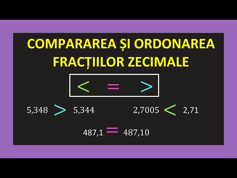 COMPARISON AND ORDERING OF FINITE DECIMAL FRACTIONS NUMBERS GRADE 5 MATHEMATICS SOLVED EXERCISES