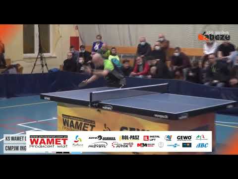 Highlights: Michał Krzyżanowski – Benjamin Breut (mecz Pucharu Europy Wamet Dąbcze - Ingre TT)