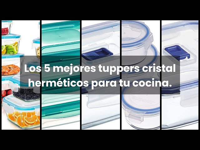 Vídeo relacionado con KICHLY - Recipientes De Vidrio Para Alimentos - Paquete De 12 Recipientes Herméticos Para Alimentos Con Tapas Transparentes - Aptos Para Lavavajillas Y Microondas, Sin BPA
