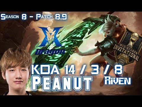 KZ Peanut RIVEN vs CAMILLE Jungle - Patch 8.9 EUW Ranked