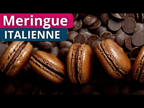 Macarons Chocolat : Meringue Italienne CAP Pro
