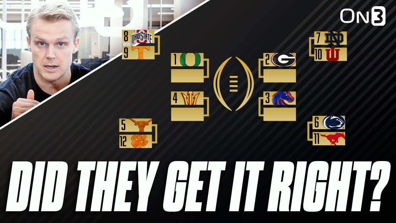 WATCH: Thoughts on the College Football Playoff Rankings and Seeding WATCH: Thoughts on the College Football Playoff Rankings and Seeding