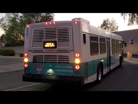 (RIDE-ON) (RETIRED) Valley Metro - 2007 New Flyer D40LFR 6491 (PART 2) (A/C OFF!)