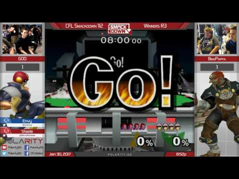 CFL Smackdown 112 Melee - G0D (Falcon) vs BiggPappa (Ganon) - Winners R3