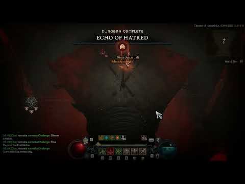 Bone Spear Necromancer lvl 100 Lilith kill - 77 seconds kill. Season 1 Diablo 4.