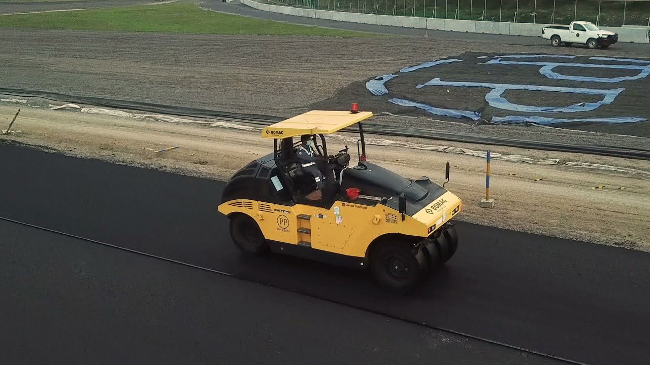 United Tractors and Bomag Proud to be Part of Mandalika Circuit Construction