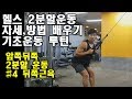 초보자 2분할 웨이트운동 배우기 #4뒤쪽근육(당기는운동) Back Muscles