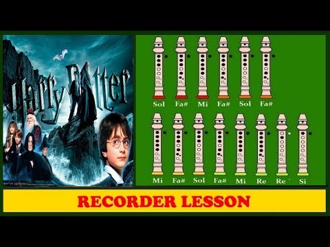 Harry Potter (Theme Song) | Recorder Notes Tutorial