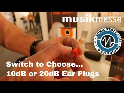 MESSE 2018: Soundz Switchable 10dB or 20dB Ear Protection