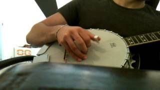 &quot;16 Horsepower - Praying Arm Lane&quot; on banjo