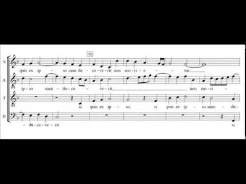 Palestrina - Mottetto "Ego sum panis vivus" (score)